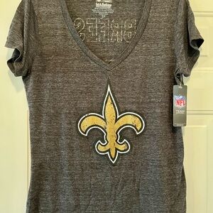 🆕 ⚜️ New Orleans Saints 🖤 💛 Drew Brees Ladies Tee